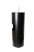 Black Stainless Steel Floor Stand Wipe Dispenser with Built-in Trash Can