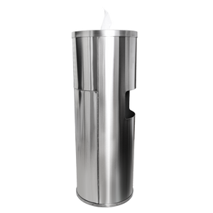 Onkey Oveent Stainless Steel Wall Ount Wipe Dispenser (Round