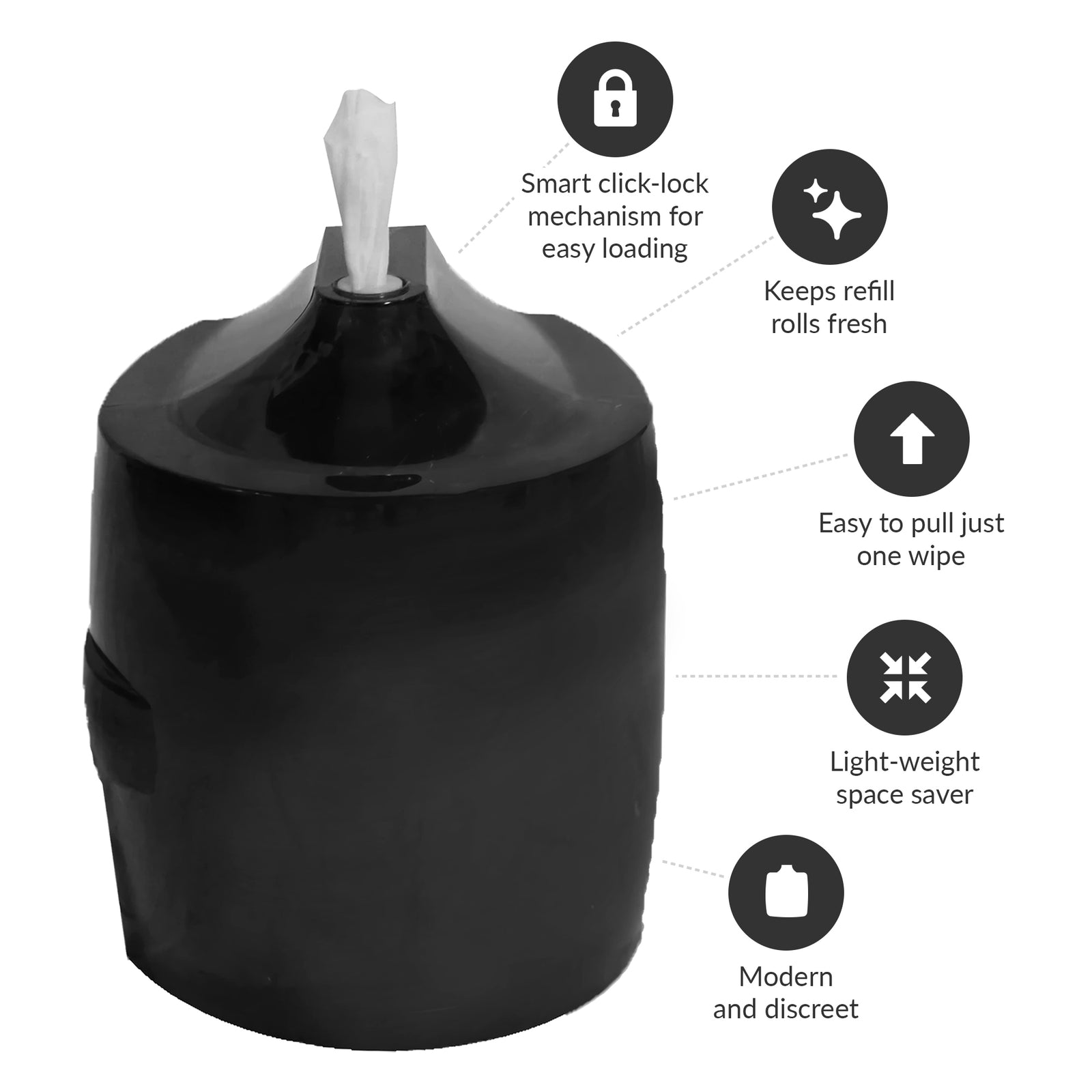 Plastic Wall Mount Wipe Dispenser